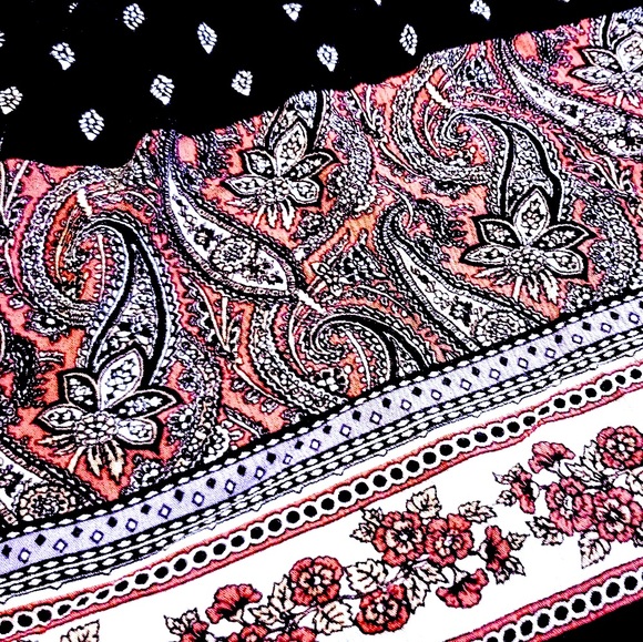 Strapless Paisley Print Dress - Picture 3 of 5